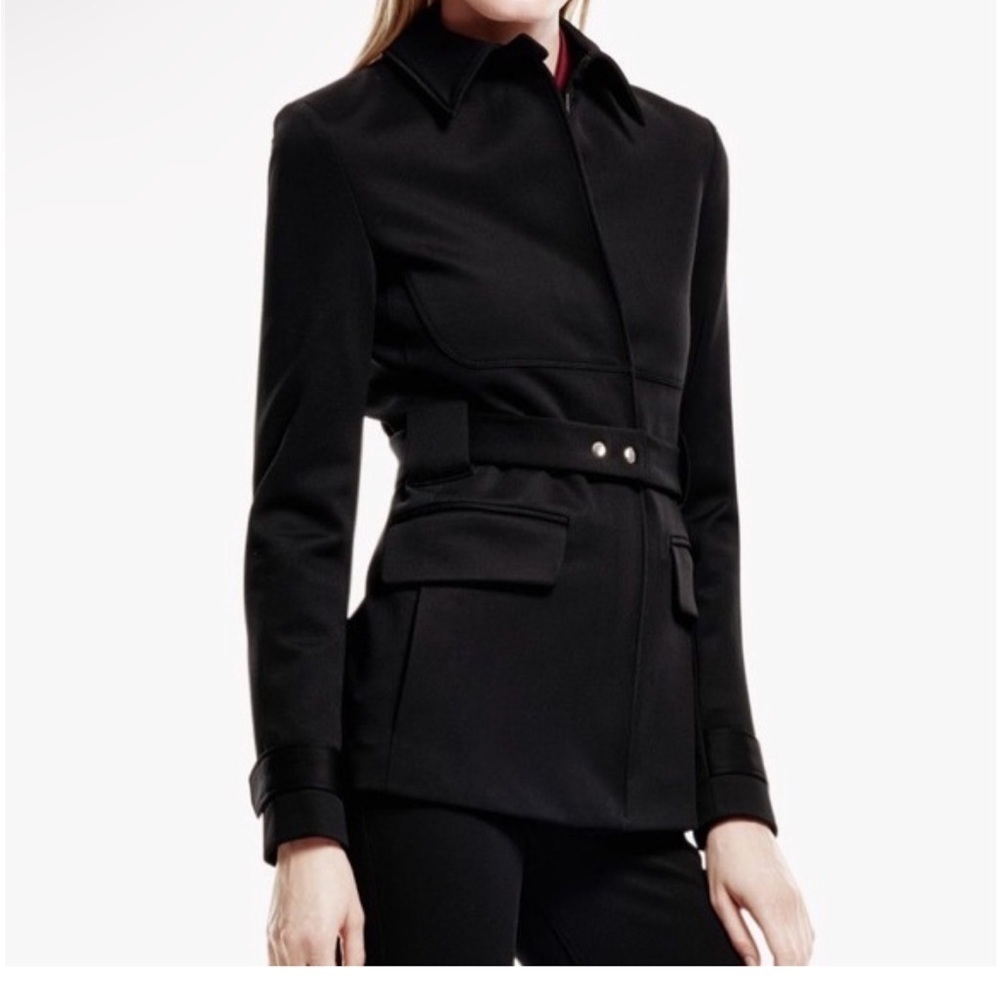 Theory | 4 | Women's Black Galilania Jacket In Ski Knit